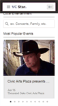 Mobile Screenshot of events.vcstar.com